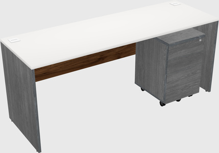 Rectangular desk