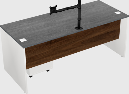 Rectangular desk