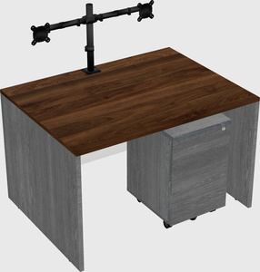 Rectangular desk