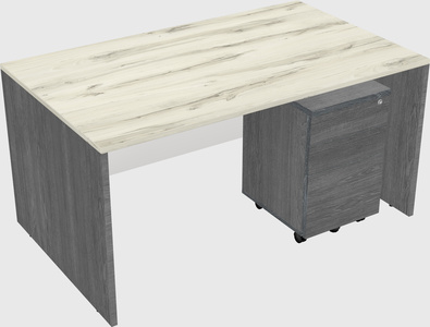 Rectangular desk
