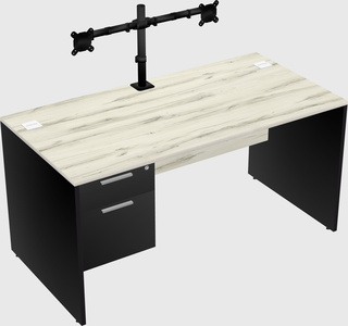 Rectangular desk