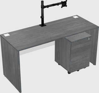 Rectangular desk