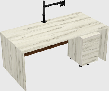 Rectangular desk