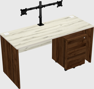 Rectangular desk