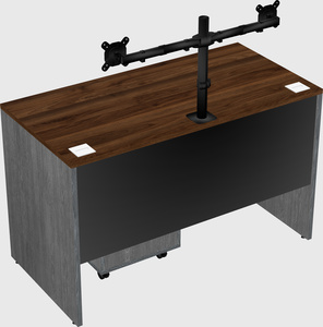 Rectangular desk