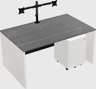 Rectangular desk