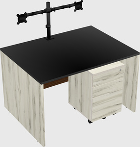 Rectangular desk