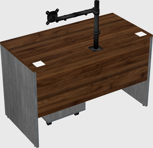 Rectangular desk