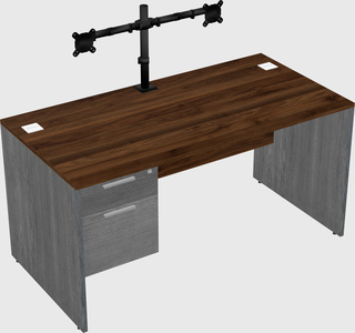 Rectangular desk
