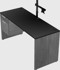 Rectangular desk