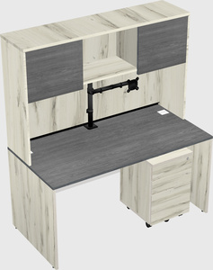 Rectangular desk