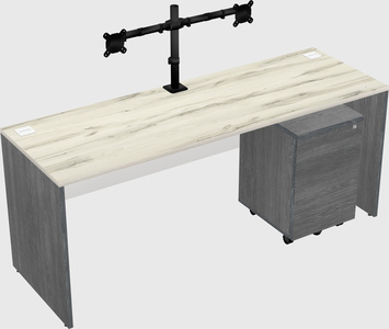Rectangular desk
