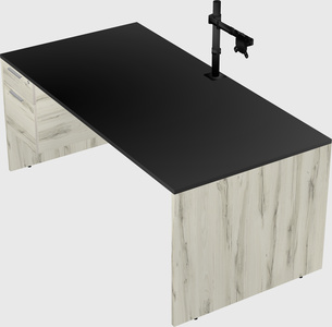 Rectangular desk