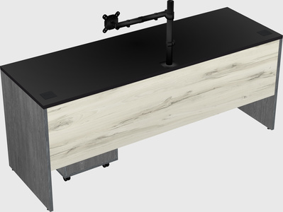 Rectangular desk