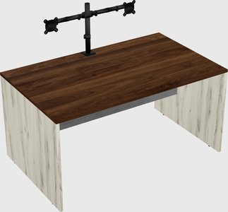 Rectangular desk