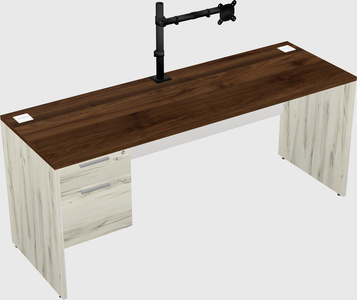 Rectangular desk