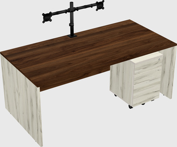 Rectangular desk