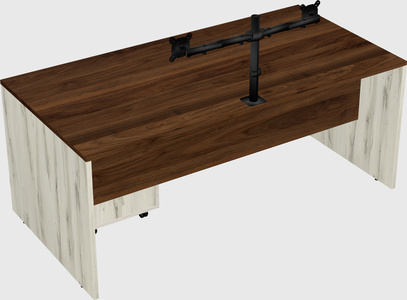 Rectangular desk