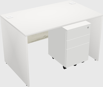 Rectangular desk