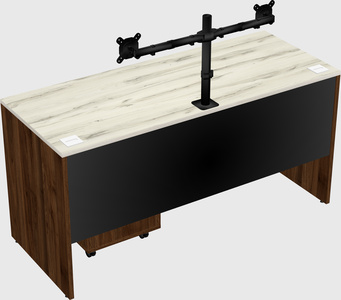 Rectangular desk