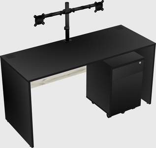 Rectangular desk