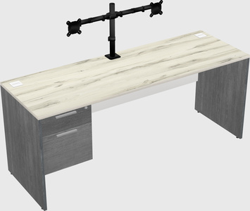 Rectangular desk