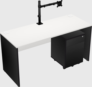 Rectangular desk