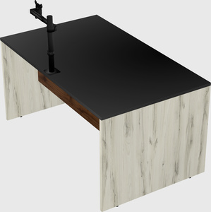 Rectangular desk