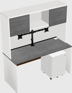 Rectangular desk