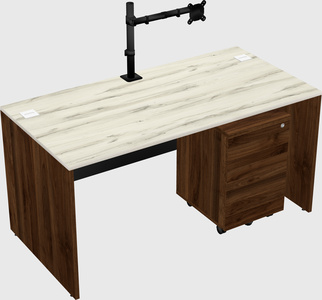Rectangular desk