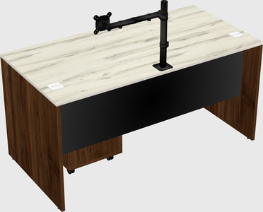 Rectangular desk