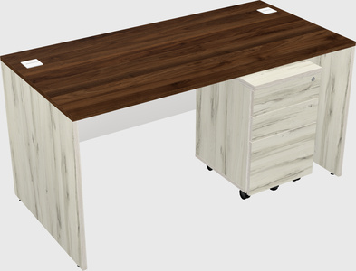 Rectangular desk