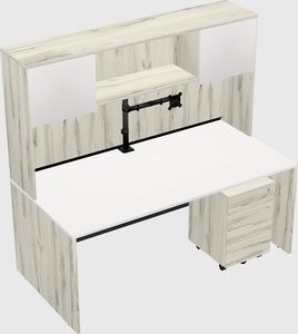 Rectangular desk