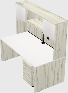 Rectangular desk