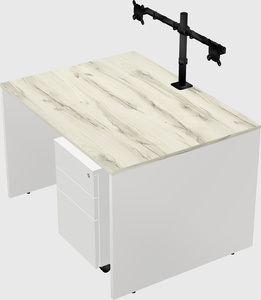 Rectangular desk