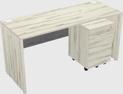 Rectangular desk