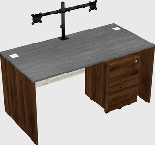 Rectangular desk