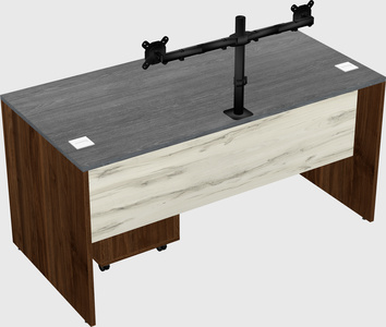 Rectangular desk