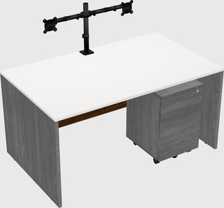 Rectangular desk