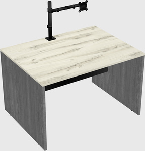 Rectangular desk