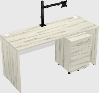 Rectangular desk