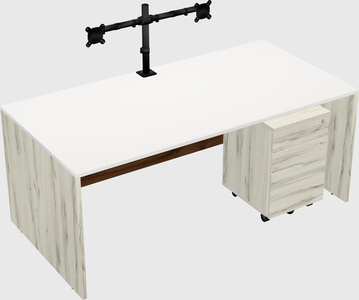 Rectangular desk