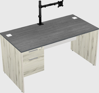 Rectangular desk