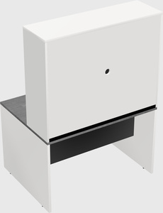 Rectangular desk
