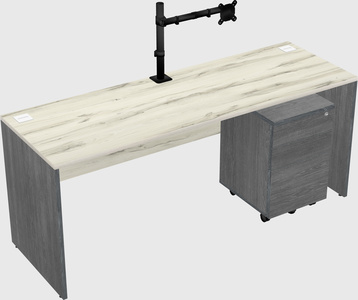 Rectangular desk