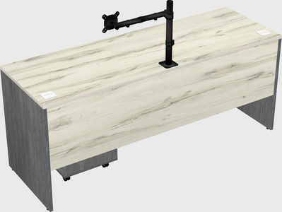 Rectangular desk
