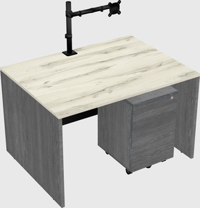 Rectangular desk