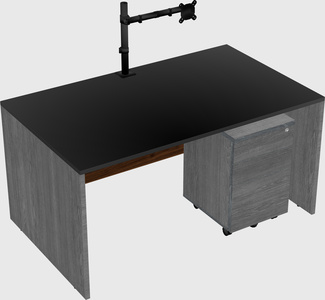 Rectangular desk