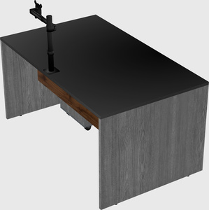 Rectangular desk
