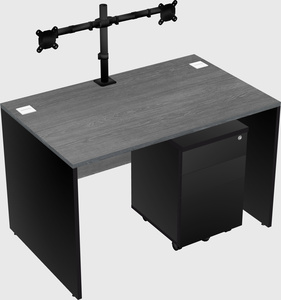 Rectangular desk